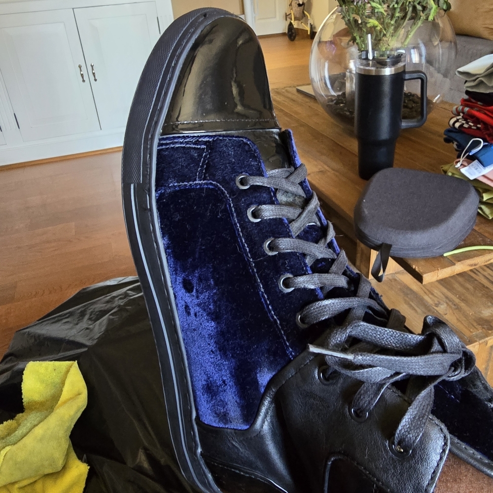 Kenneth Cole New York 'Double Header' Zip High Top Sneaker (Men) | Size 11.5